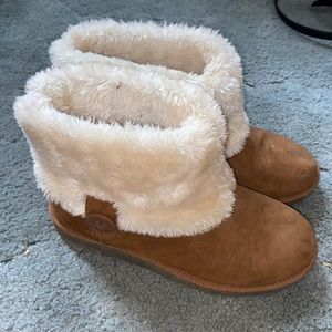 Fuzzy Ankle Boots